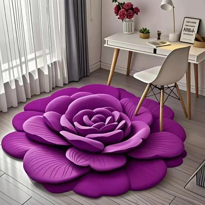 🔥HOT SALE 50% OFF🔥 3D Flower Floor Mat (60*60CM)