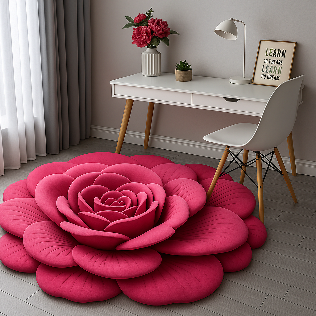 🔥HOT SALE 50% OFF🔥 3D Flower Floor Mat (60*60CM)